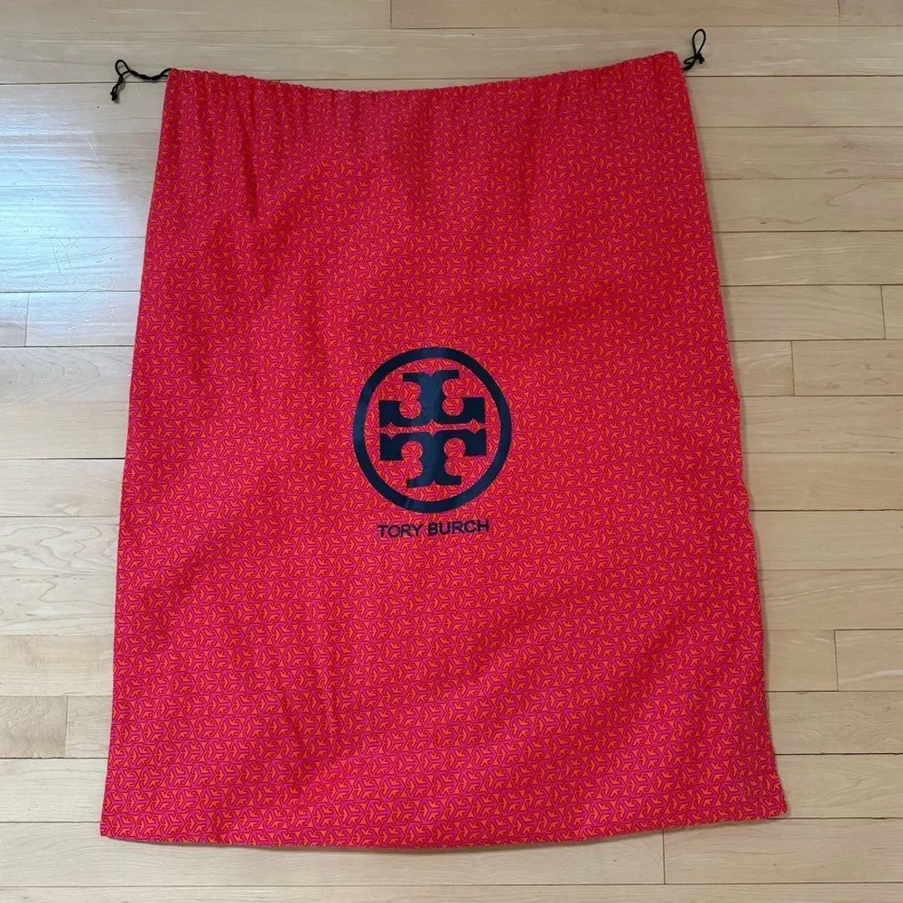 Tory Burch Extra Large 25X30 Logo Printed Dust Bag